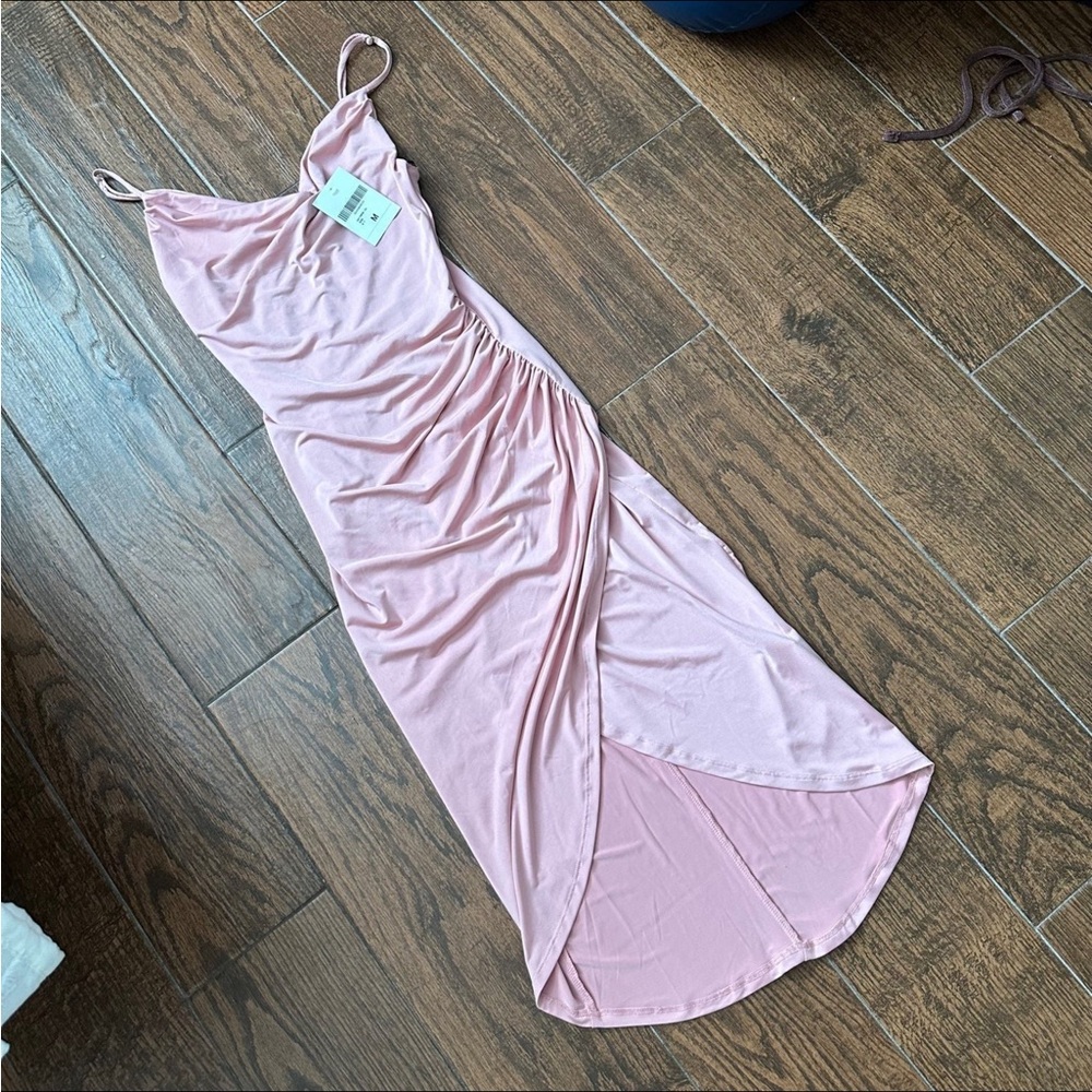 Forever 21 Pink Draped Mini Dress - Picture 3 of 6